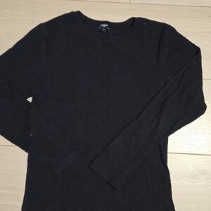 Express Black Long Sleeve Tee